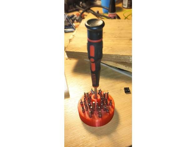 screwdriver bits holder bit 3D print model - Mito3D
