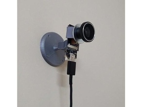 m5stack esp32 camera module wall mount esp32-cam 3d print model - Mito3D