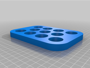 simple er32 collet tray 3d print model - Mito3D
