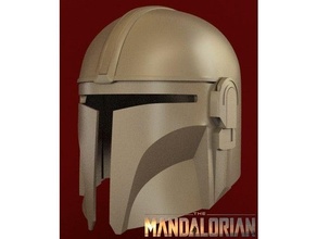 mandaloriano capacete 3d print model - Mito3D