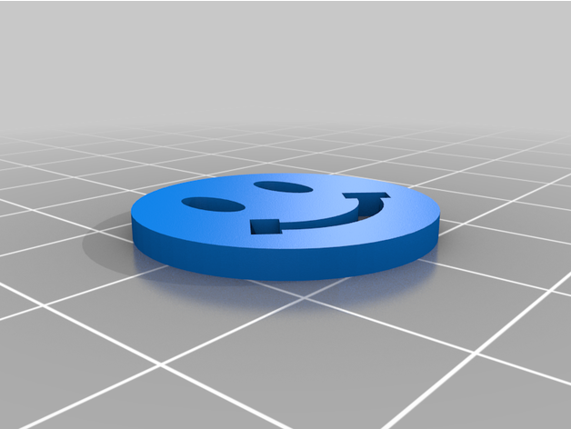 my-smiley-coin coin smiley face 3D print model - Mito3D
