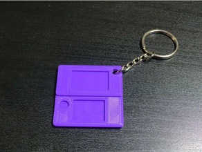 nintendo 3ds key chain charm 3ds chaim charm key keychain nintendo nintendo 3ds 3d print model - Mito3D