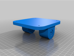 swivel monitor mount 4080 extrusion 3d print model - Mito3D
