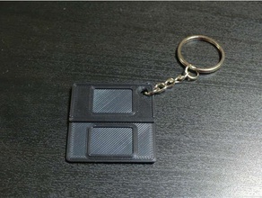 nintendo ds Hafif anahtar Zincir cazibe anahtarlık 3d print model - Mito3D