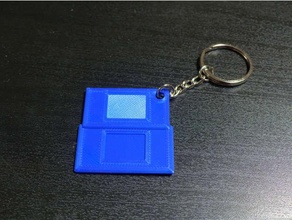 nintendo ds key chain charm keychain 3d print model - Mito3D