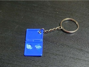game boy advance sp key chain charm gba keychain 3d print model - Mito3D