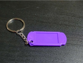 playstation portable key chain charm keychain psp 3d print model - Mito3D