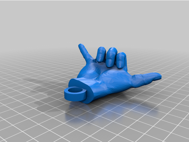 shaka hand keychain 3D print model - Mito3D