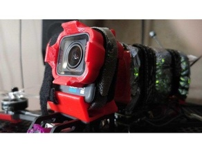 chimère 7 velcro Go Pro monter lourd devoir masque 3d print model - Mito3D