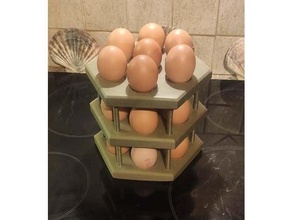 pollo uovo In piedi titolare supporto 3d print model - Mito3D