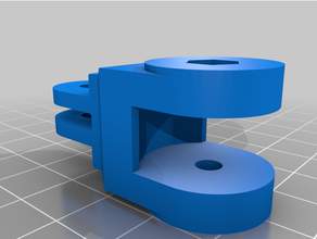 arm gopro adapter 3d print model - Mito3D