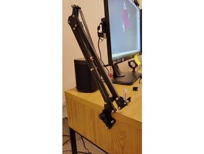 boom braccio adattatore micke ikea scrivania 3d print model - Mito3D