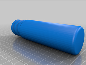 container tube drill bit threaded 3d print model - Mito3D