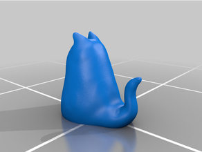 cat mustache supports needed cute mustaches 3d print model - Mito3D