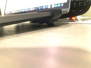 macbook pro In piedi morsetti riser inclinare 3d print model - Mito3D
