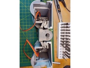 wall clip papel reemplazo enlace brazos robot 3d print model - Mito3D