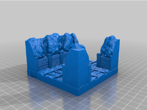 openforge mines modified dwarven forge 3d print model - Mito3D