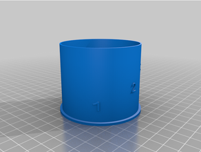 laundry detergent cup 3d print model - Mito3D