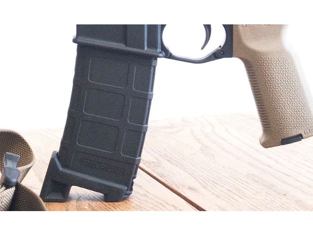 ar 15 revista estabilizador magpod arma fuego armas pistola rifle 3D print model - Mito3D