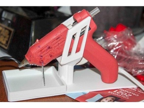 heiß kleben Gewehr Stand Unterstützung drucken 3d print model - Mito3D