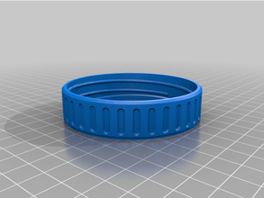 Mason Krug Deckel Ring Glas 3d print model - Mito3D