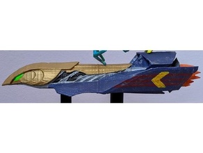 falcon flyer super smash bros brawl big blue captain hovership millennium ship spaceship starship 3d print model - Mito3D