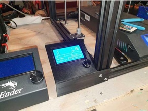 links Anzeige montieren Ender 5 Profi Upgrades 3d print model - Mito3D