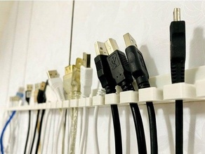 wires organizer cable manager wire 3d print model - Mito3D