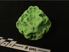 bulbo almendra Organo 3d fractal 3d print model - Mito3D