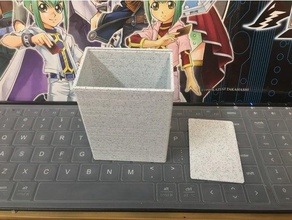 yugioh cubierta caja corredizo tapa 3d print model - Mito3D