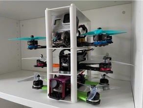 fpv raça zangão empilhador 5 polegada drones corredor empilhável 3d print model - Mito3D