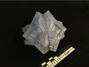 Mandelknolle Polygon fraktal 3d Design Mathematik Kunst 3d print model - Mito3D