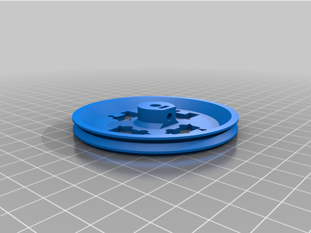 rueda tren escornabot 3D print model - Mito3D