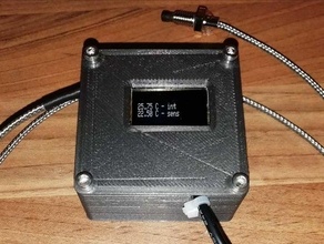 thermocouple thermometer incl arduino - code nano 3d print model - Mito3D