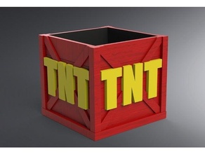 crash bandicoot tnt interruttore Astuccio guaina scatola gioco nintendo bloccare 3d print model - Mito3D