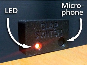 klatschen Schalter Schreibtisch montiert Gehege Elektronik pcb 3d print model - Mito3D