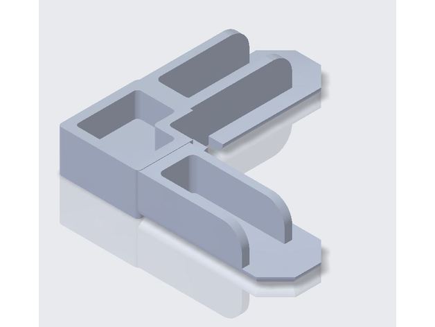 screen frame corner 3D print model - Mito3D
