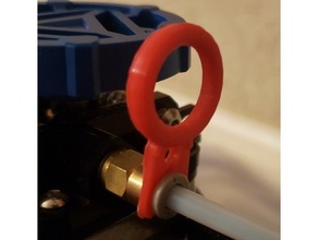 Bowden Tube Clip Ring 3d print model - Mito3D