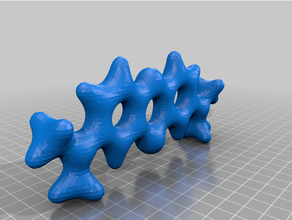 méthylène bleu isosurface chimie 3d print model - Mito3D