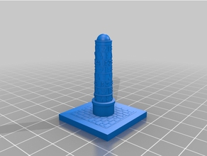 greeblecity memoriale pilastro 3d print model - Mito3D