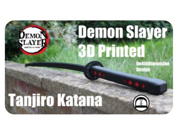 demon slayer tanjiro katana kamado 3D print model - Mito3D