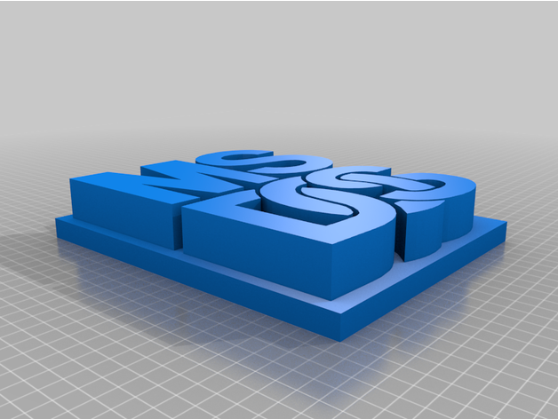 ms logo 3D print model - Mito3D