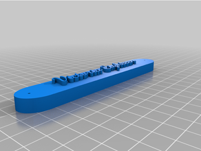 victoria 18 barca vela illuminato logo diciotto 3d print model - Mito3D