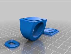 bloquear campeonato anillo multi impresión castaños 3d print model - Mito3D