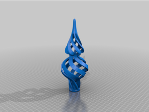 guidato tortura albero cappello cilindro Natale decorazione natale 3d print model - Mito3D