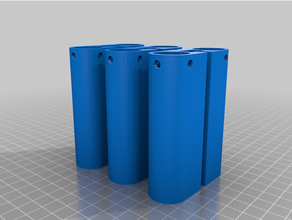 flsun qq s x3 Cajado estabilizadores 3d print model - Mito3D