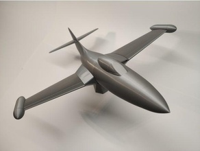 simples f9f pantera aeronave avião lutador grumman jato marinha espiralizado vaso modo 3d print model - Mito3D