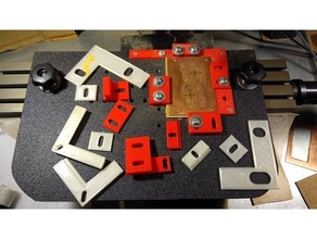 tarjeta circuito impreso hold downs cnc molienda 3018 grabador 3d print model - Mito3D
