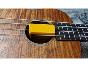 humidificador guitarra ukelele acústico 3d print model - Mito3D