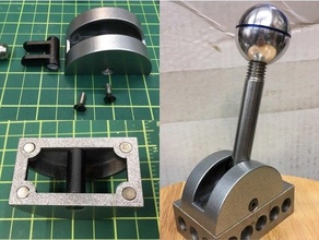 stand grogu's toy ball razor crest control lever baby yoda display grogu knob mandalorian child 3d print model - Mito3D